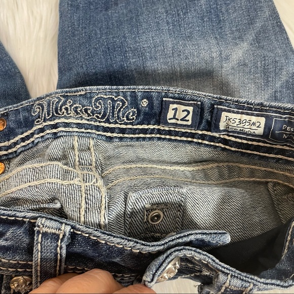 MISS ME Bermuda Capri Jeans - Girls 12 - Picture 5 of 10